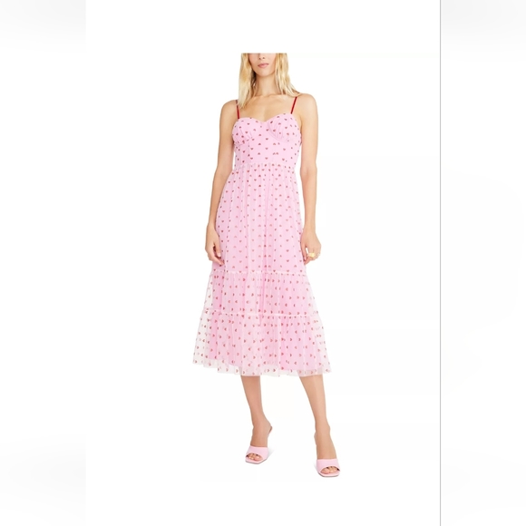 Betsey Johnson Heart Valentines Dress NWT - Picture 1 of 1